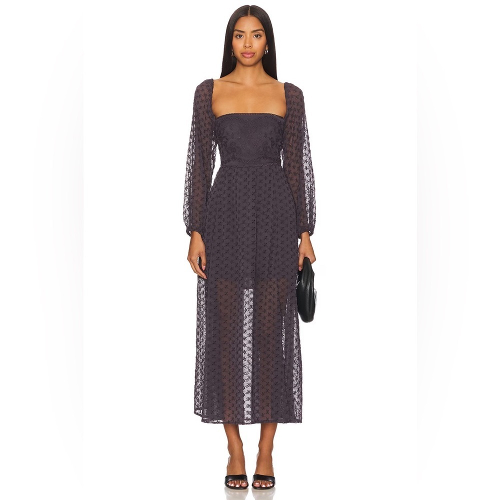 Free People Malina Maxi Dress In Dark Scales